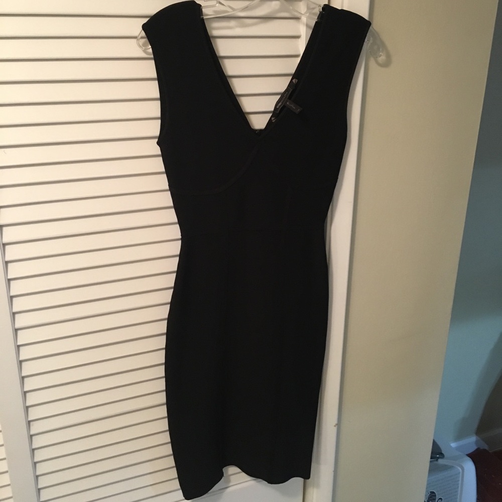 BCBGMaxazria Black Bodycon Dress. XS
